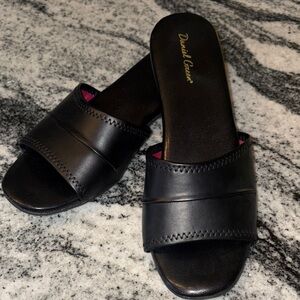 Daniel Green Black Women's Slide Sandals
